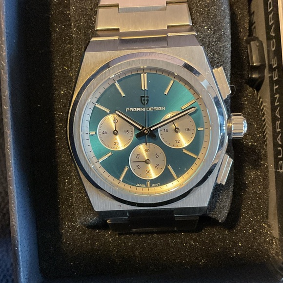 Excellent Pagani Design 1761 Chronograph w Box USA Seller - Picture 4 of 10